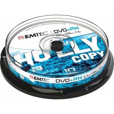 Emtec DVD+RW 4,7GB 4x, 10ks