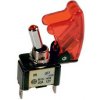 Spínač páčkový 12 V 20 A červený Model 2 Lampa