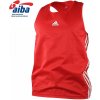 Boxerské tielko ADIDAS - AIBA, Polyester L - 29857 červená