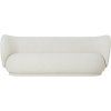 Ferm Living Pohovka Rico Bouclé, 3-miestna – off-white