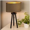 Duolla Duolla - Stolná lampa OVAL VEGAN 1xE27/15W/230V pr. 30 cm béžová DU603386 + záruka 3 roky zadarmo