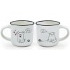 Legami espresso hrnčeky pre dvoch - CAT / DOG