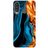 Picasee silikonový průhledný obal pro Huawei P30 Lite - Gold blue