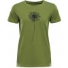 Alpine Pro MOROLA dámske zelené bavlnené tričko - S-L Nadměrná velikost pro plnoštíhlé