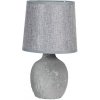 Sivá nočná lampa TERRACOTTA Ø15*26