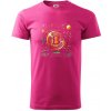 Bitcoin logo s grafmi - Klasické pánske tričko vyššej gramáže - 4XL ( Purpurová )