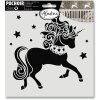 Plastová šablóna AladinE Jednorožec 20 x 20 cm