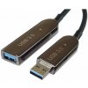 PREMIUMCORD Kabel USB3.0 + 2.0 prodlužovací optický AOC kabel A/Male - A/Female 10m (ku3fiber10)