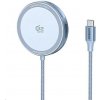 UGREEN magnetická bezdrátová nabíječka MagFlow Qi2.2 25W, MagSafe, stříbrná 55959