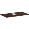 Hansgrohe Xelu Q doska pod umývadlo 98 x 55 cm tmavý orech 54121630