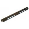 19 Patch panel XtendLan 16port, UTP, Cat5E, 30µm, duální svorkovnice, černý