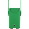 Lacoste PVC Iconic Petit Pique taška na telefón XL, zelená 57983122390