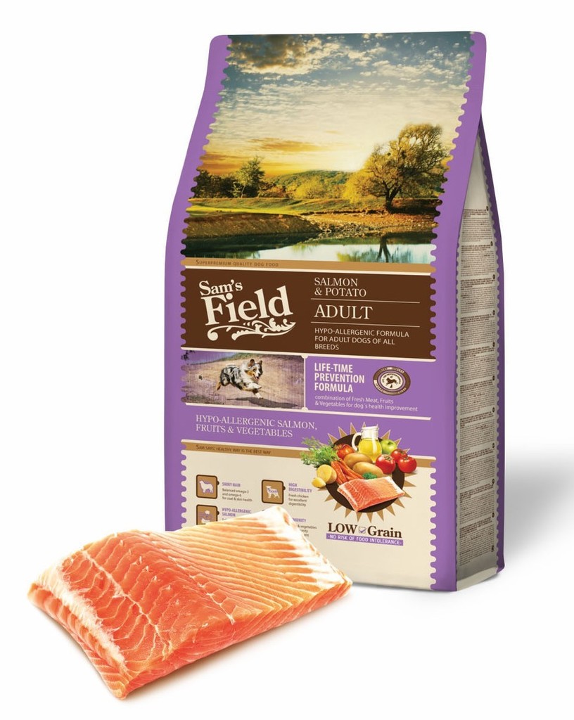 Sam\'s Field Adult Salmon & Potato 2,5 kg