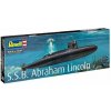 REVELL Plastic ModelKit ponorka 05185 - S.S.B. Abraham Lincoln with Interior (1:253)