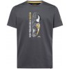 Pánske tričko La Sportiva Solution T-Shirt M Veľkosť: XXL / Farba: sivá