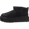 UGG K CLASSIC ULTRA MINI PLATF Čierna