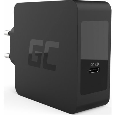 GREEN CELL Nabíjačka USB-C 60W PD s portom USB-C pre Apple MacBook Pro 13, Asus ZenBook, HP Spectre, Lenovo ThinkPad a iných -