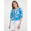 Modrá dámska vzorovaná blúzka ORSAY 44