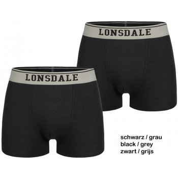 Lonsdale Oxfordshire Men Boxer Shorts Pack of 2