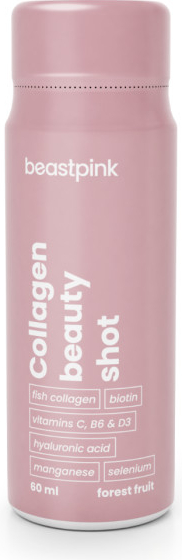 BeastPink Collagen Beauty Shot 20 x 60 ml pomaranč