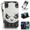Peňaženkové 3D puzdro na Sony Xperia 10 - Angry Bear