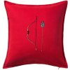 Lúk a šíp kresba - Vankúš 50x50 - 50x50 - Iba poťah ( Červená )