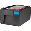 Termoizolačný box Cam GoBox, horné plnenie, GN 1/1, 46 l, Cambro, Čierna, 680x400x(H)321mm