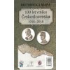 Historická mapa - 100 rokov vzniku Československa 1918-2018