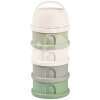 Dávkovač sušeného mlieka Formula Milk Container Beaba 4-dielny Cotton White Sage Green sivo-zelený od 0 mes