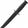 KA-BAR Tanto Knife Hard Plastic Sheath, serrated edge 1245