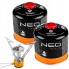 NEO Turistický plynový horák + 2 plynové kartuše 20-060