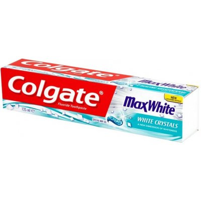 Colgate Max White White Crystals bieliaca zubná pasta s fluoridom Crystal Mint 125 ml