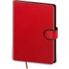 Helma Diár Flip týždenný A5 14,3x20,5cm - červeno/čierny 2026