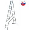 Elkop Viacúčelový 2-dielny, výsuvný rebrík VHR Hobby 2x14, Hobby 2 x 14, TOP CENA, SLOVENSKÝ REBRÍK