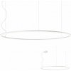REDO 01-1920-TRIAC ORBIT závesné svietidlo D1500mm LED 110W/8793lm 4000K biela