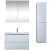Kúpeľňová skrinka s umývadlom SAT B-Way 79x50x45 cm biela lesk KSETBWAY18