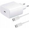 RÝCHLA NABÍJAČKA SIEŤOVÁ 45W PRE SAMSUNG + KÁBEL USB-C 1M RÝCHLE NABÍJANIE