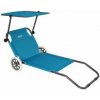 Plážové lehátko se stínítkem NILS Camp NC3307 modré