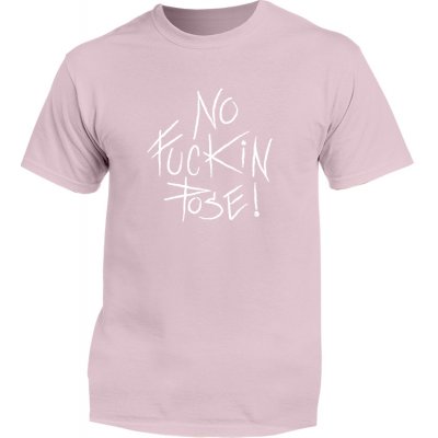 Tomy Kotty tričko No Fuckin Pose Baby pink