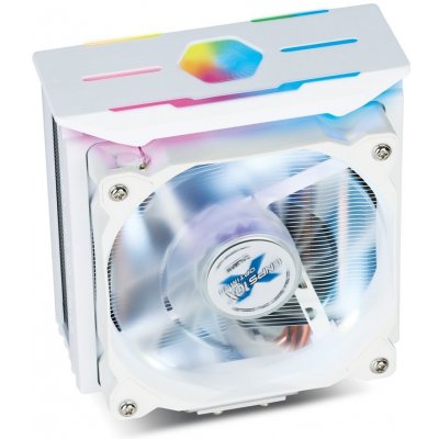 Zalman chladič CPU CNPS10X OPTIMA II / 120mm RGB ventilátor / heatpipe / PWM / výška 160mm / pro AMD i Intel / bílý CNPS10X OPTIMA II White RGB