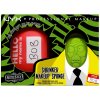 NYX Professional Makeup Beetlejuice sada: hubka na make-up, 1 ks. + puzdro na hubku, 1 ks.