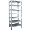 Skrutkovaný regál s kovovými policami Biedrax, pozinkovaný - 60 x 100 x 250 cm, 7 políc