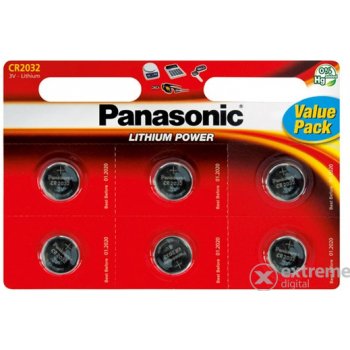 PANASONIC CR-2032EL/6BP 6ks