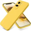 Gumený kryt Pure Color na Honor 90 Lite - Žltá