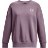 Dámska mikina Under Armour, ESSENTIAL FLC OS CREW fialová,biela lg