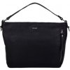 SEGALI Dámska kožená kabelka SG-29066 čierna