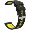 Silikónový remienok Ricardo 22mm (pro Garmin Fenix 8/7/6 (47mm), Epix 2 aj.), čierny V2, Quick Release