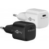 Goobay 65403 USB-C™ PD GaN rýchlonabíjačka Nano (20 W) čierna, čierna - 1x pripojenie USB-C™ (Power Delivery)