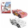 Disney Cars Kreatívna sada 3D na maľovanie + farbičky 12 farieb