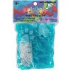 Rainbow Loom detské priesvitné gumičky 22086 tyrkysové